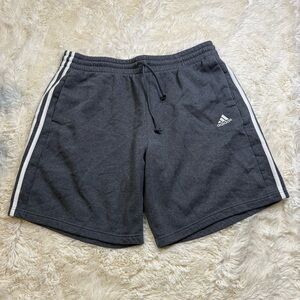 Adidas men’s Gray casual Athletic sweat Shorts XXL no liner 9” inseam